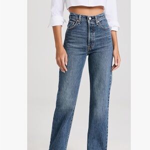 Levi’s Ribcage Straight (w28 L27)
